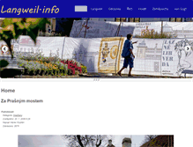 Tablet Screenshot of langweil.info